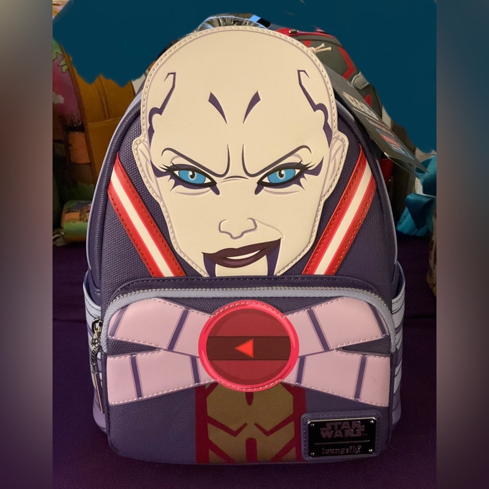 Disney Loungefly Star Wars Asajj Ventress Backpack